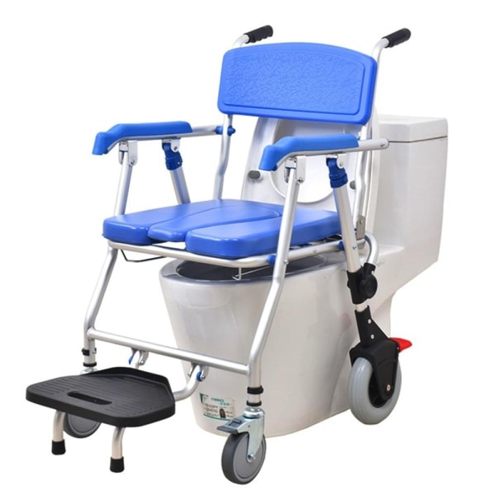 Comfort Plus DM-69U Klozete Yanaşan Hasta Tekerlekli Sandalyesi