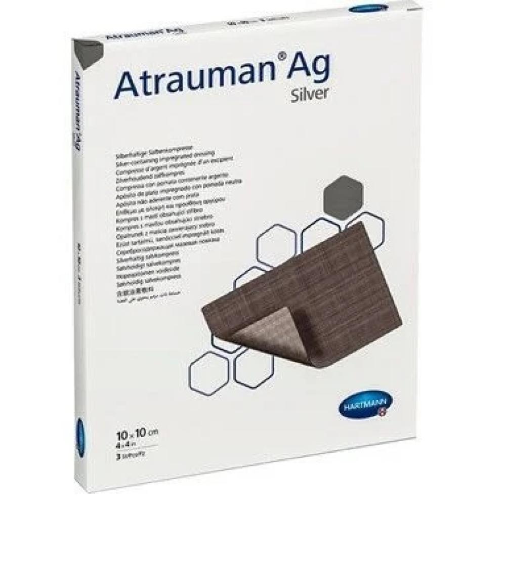Hartmann Atrauman Ag Antibakteriyel ve Gümüş Yara Temas Tabakası 10*10cm  Kutu 10 Adetli
