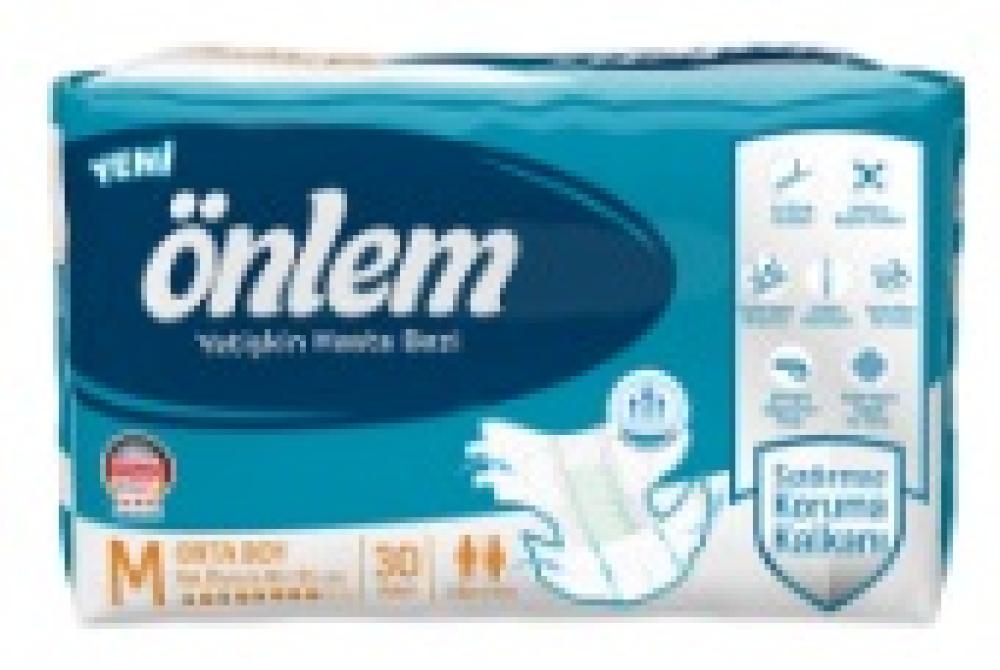 Önlem Belbantlı Yetişkin Hasta Bezi Medium 30Lu