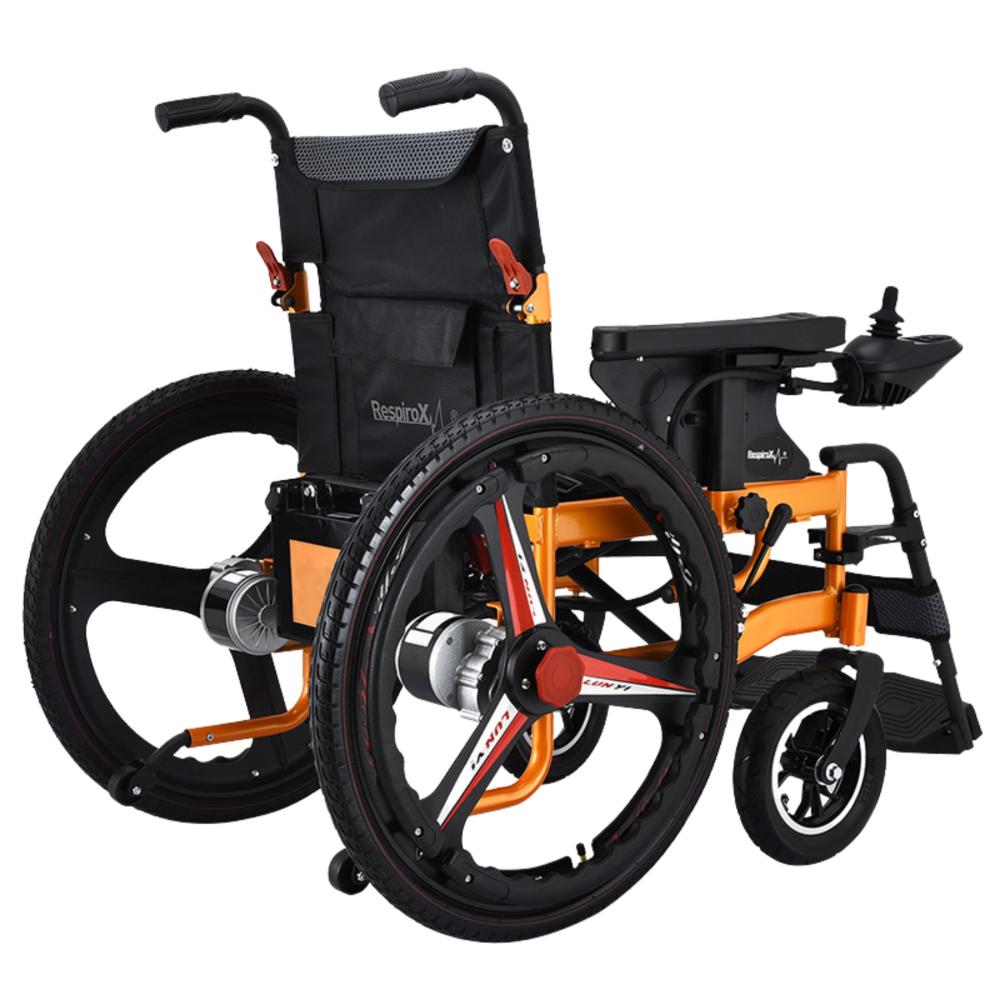 Respirox BC-EA8009 Katlanabilir Akülü Tekerlekli Sandalye