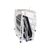 AZKA DF01 Dual Motorlu Alüminyum Korkuluklu Katlanabilir Hasta Karyolası