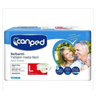 Canped Belbantlı Yetişkin Hasta Bezi Large 30'lu 