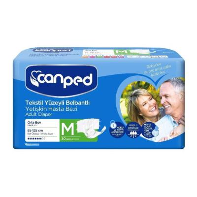 Canped Belbantlı Yetişkin Hasta Bezi Medium 30lu