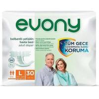 Evony Belbantlı Yetişkin Hasta Bezi Large 30'Lu