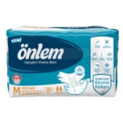 Önlem Belbantlı Yetişkin Hasta Bezi Medium 30Lu